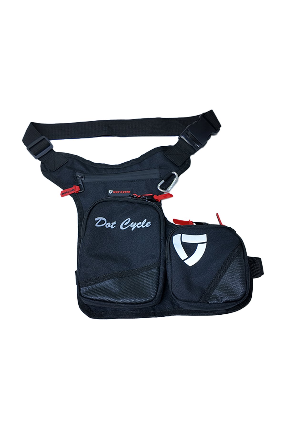 Fermuarlı ve Cepli Suya Dayanıklı Bacak Çantası