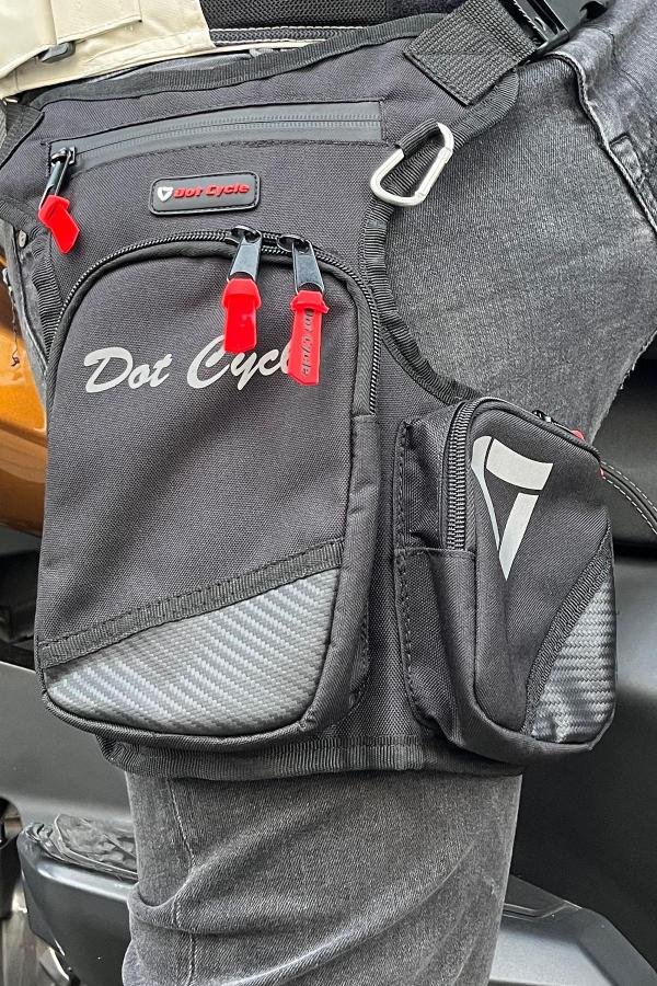 Fermuarlı ve Cepli Suya Dayanıklı Bacak Çantası - Görsel 2