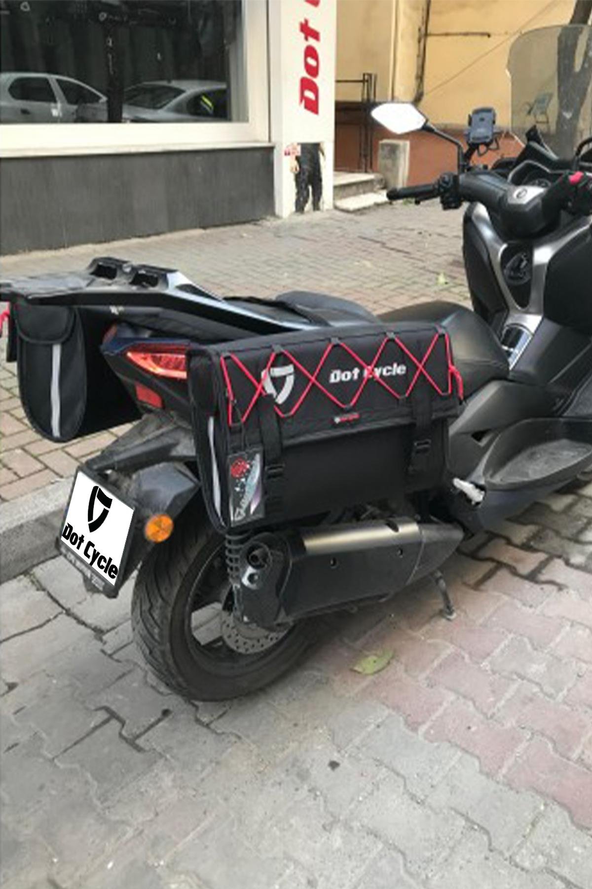 Motosiklet Plastik Destekli Yan Çanta Takımı 2’Li - Görsel 2