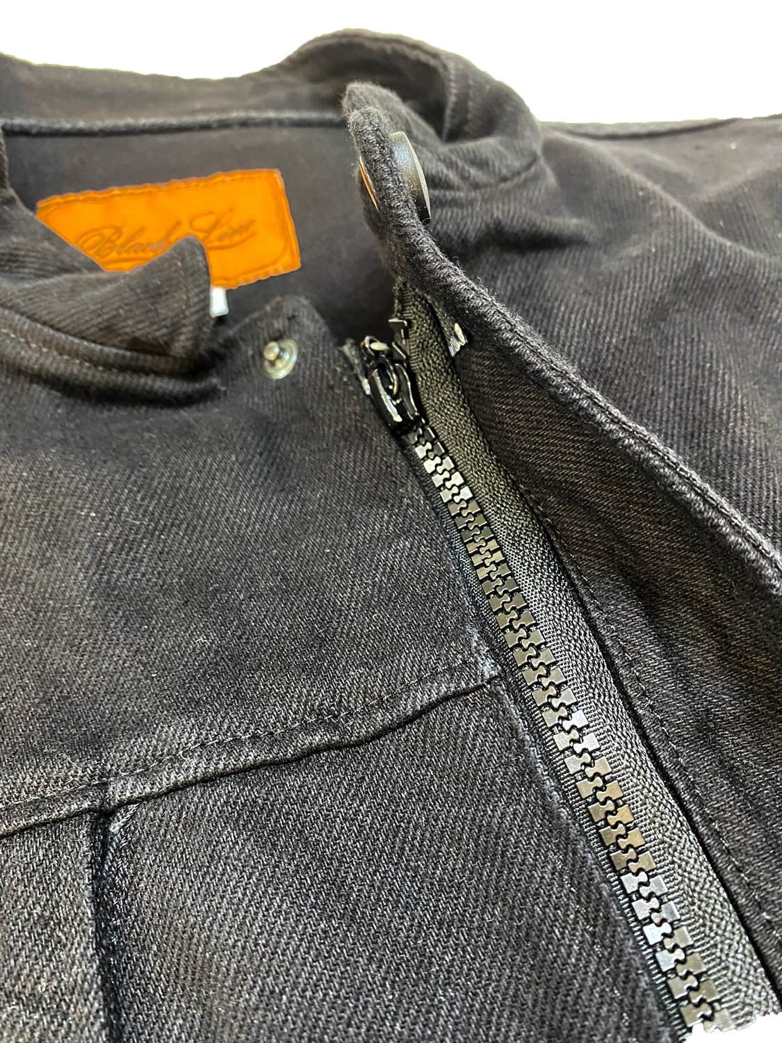 Erkek Siyah Kot Motorcu Yeleği - Görsel 5