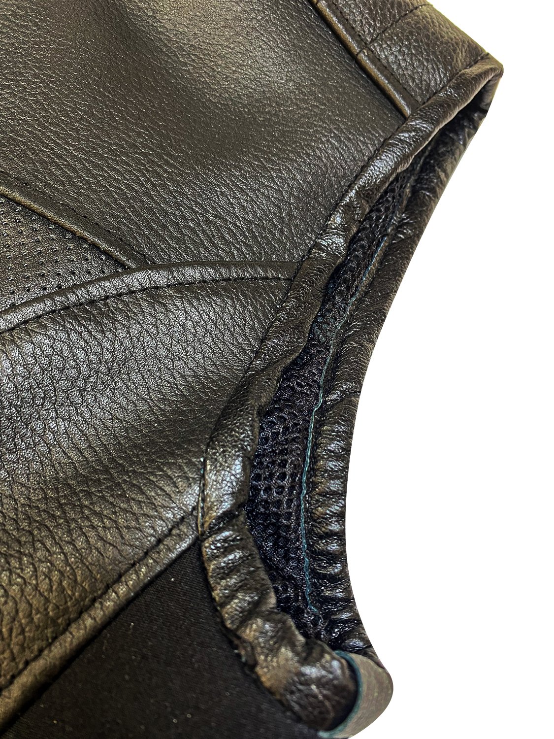 Erkek Siyah Deri Motorcu Yeleği | Ayarlanabilir Tokalı ve Cepli - Görsel 8