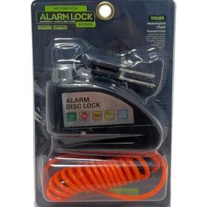 PC1505 Alarmlı Motosiklet, Bisiklet, Scooter, Bebek Arabası Disk Kilidi